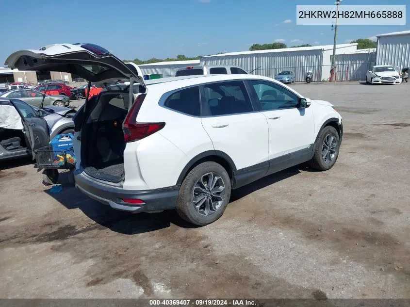 2HKRW2H82MH665888 2021 Honda Cr-V Awd Ex-L