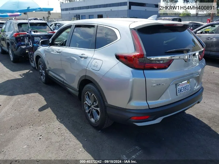 2HKRW1H54MH400891 2021 Honda Cr-V 2Wd Ex