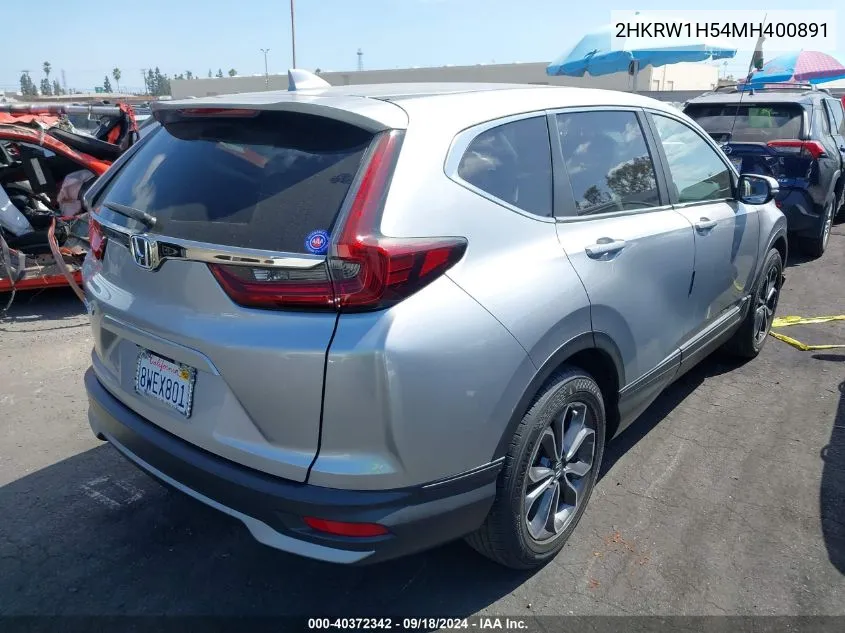 2HKRW1H54MH400891 2021 Honda Cr-V 2Wd Ex