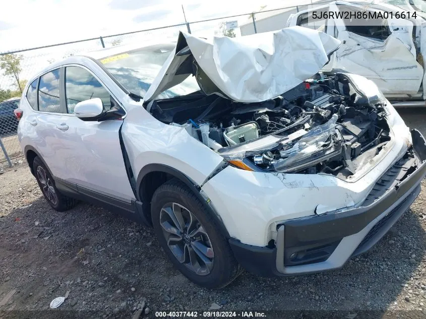 5J6RW2H86MA016614 2021 Honda Cr-V Exl