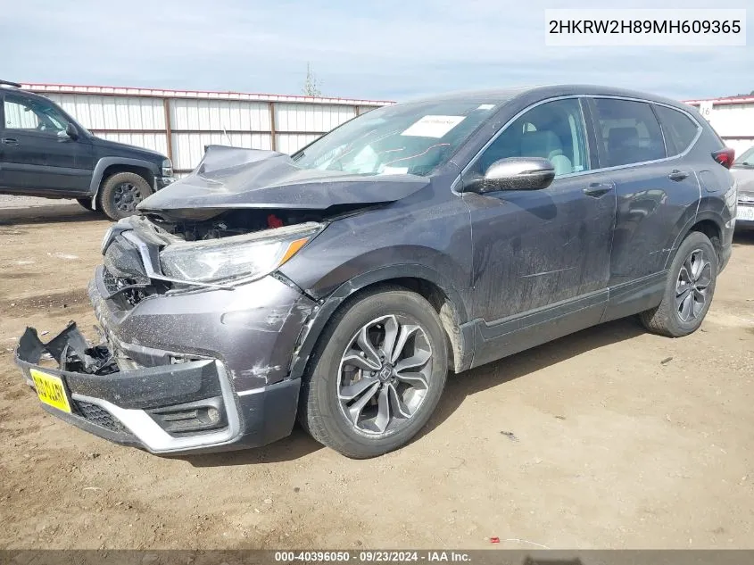 2HKRW2H89MH609365 2021 Honda Cr-V Awd Ex-L