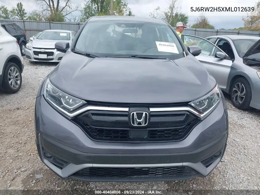 2021 Honda Cr-V Ex VIN: 5J6RW2H5XML012639 Lot: 40404808