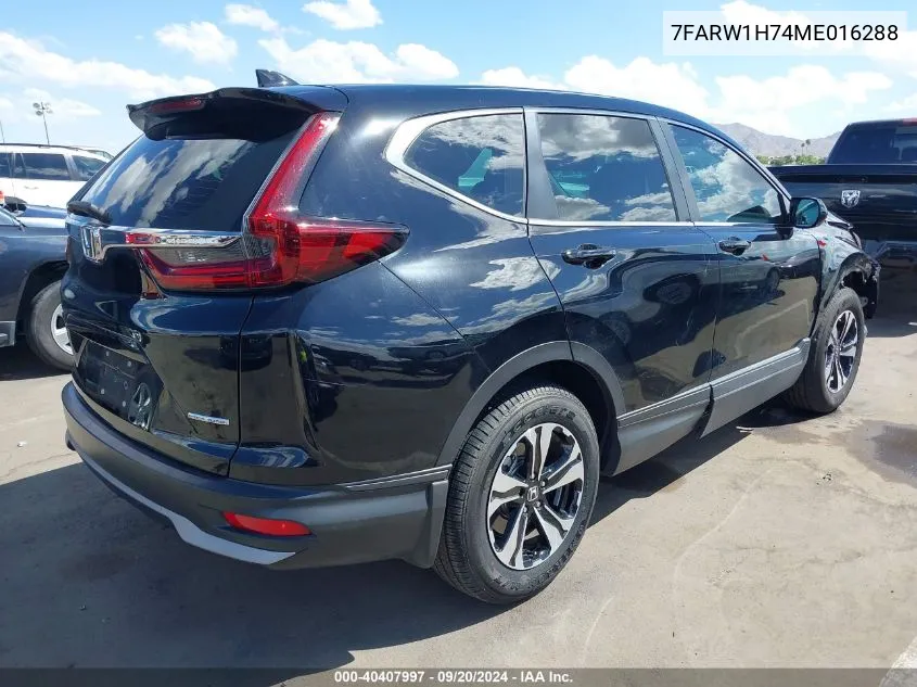 2021 Honda Cr-V 2Wd Special Edition VIN: 7FARW1H74ME016288 Lot: 40407997