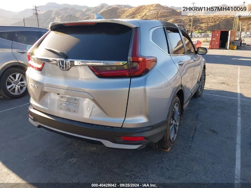 2021 Honda Cr-V 2Wd Ex VIN: 2HKRW1H57MH410069 Lot: 40429042