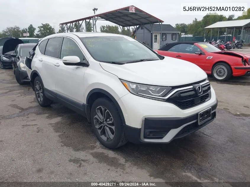 2021 Honda Cr-V Awd Ex VIN: 5J6RW2H52MA010282 Lot: 40429271