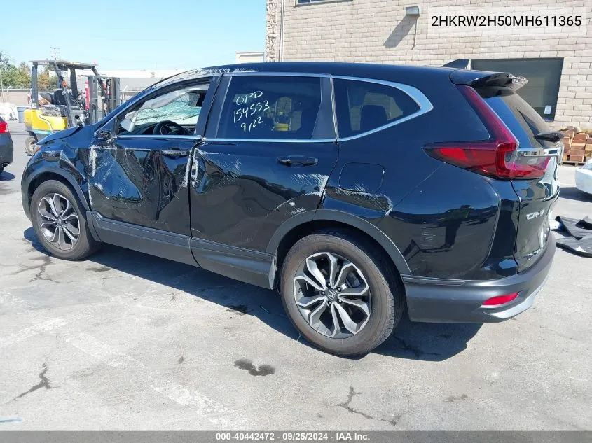 2HKRW2H50MH611365 2021 Honda Cr-V Awd Ex