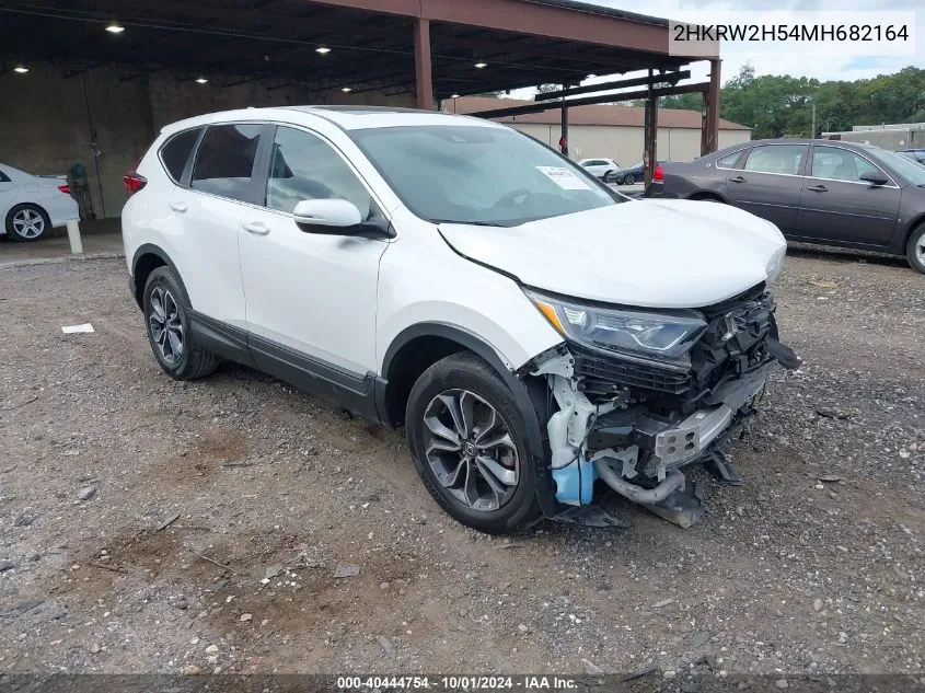 2021 Honda Cr-V Ex VIN: 2HKRW2H54MH682164 Lot: 40444754