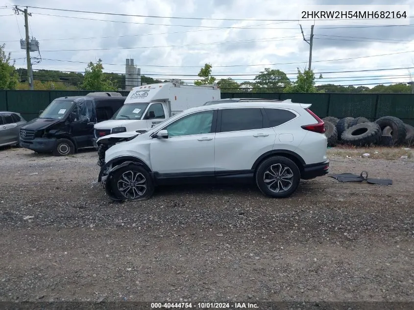 2021 Honda Cr-V Ex VIN: 2HKRW2H54MH682164 Lot: 40444754