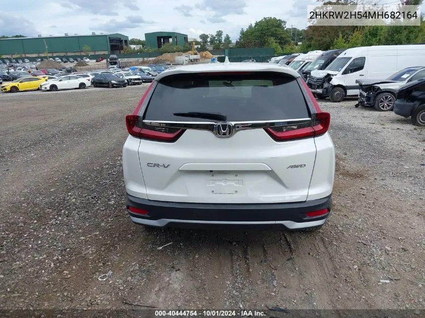 2021 Honda Cr-V Ex VIN: 2HKRW2H54MH682164 Lot: 40444754