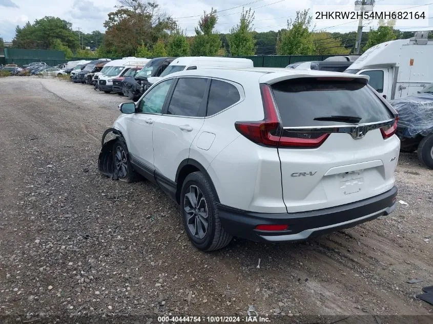 2021 Honda Cr-V Ex VIN: 2HKRW2H54MH682164 Lot: 40444754