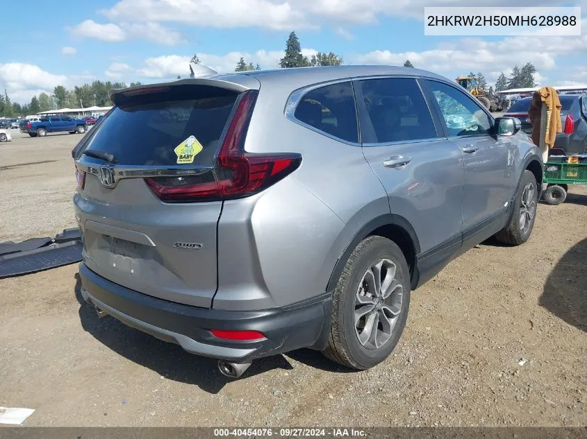 2021 Honda Cr-V Awd Ex VIN: 2HKRW2H50MH628988 Lot: 40454076