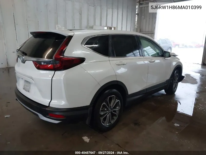 2021 Honda Cr-V 2Wd Ex-L VIN: 5J6RW1H86MA010399 Lot: 40457647