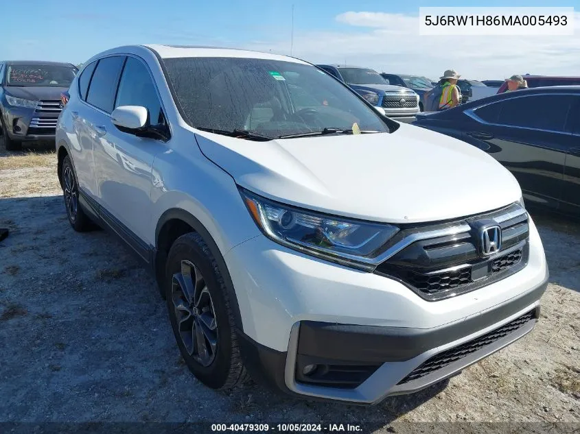 2021 Honda Cr-V Exl VIN: 5J6RW1H86MA005493 Lot: 40479309