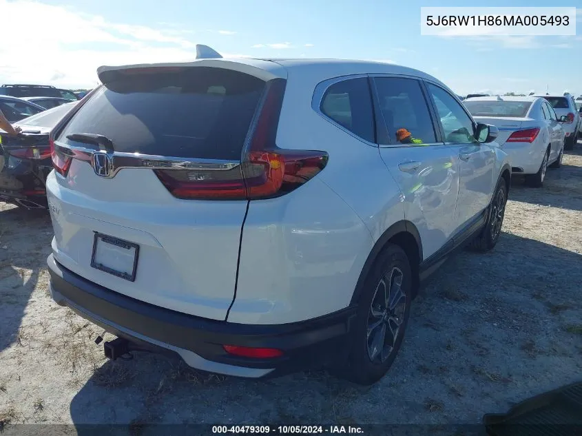 2021 Honda Cr-V Exl VIN: 5J6RW1H86MA005493 Lot: 40479309