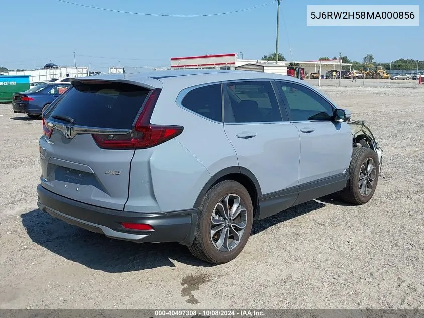 2021 Honda Cr-V Awd Ex VIN: 5J6RW2H58MA000856 Lot: 40497308