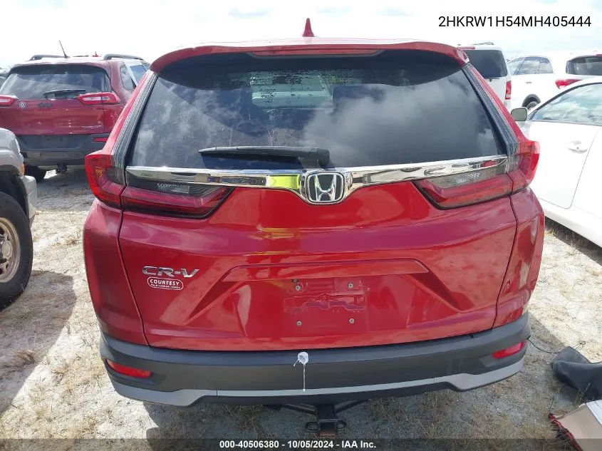 2021 Honda Cr-V Ex VIN: 2HKRW1H54MH405444 Lot: 40506380