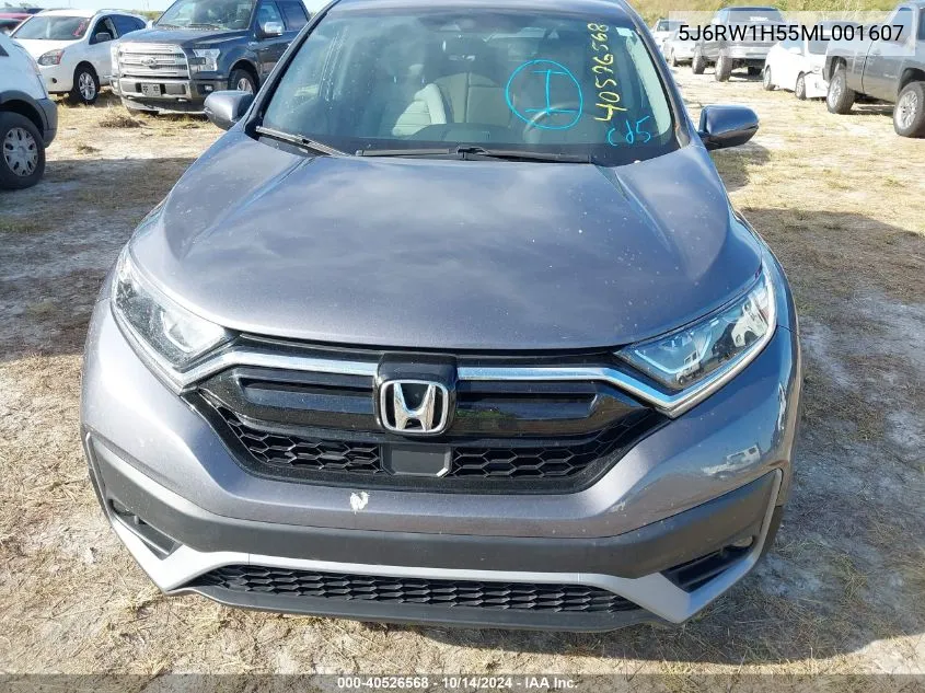 2021 Honda Cr-V 2Wd Ex VIN: 5J6RW1H55ML001607 Lot: 40526568