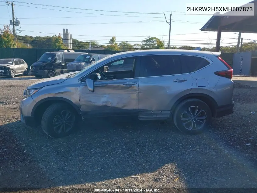 2021 Honda Cr-V Ex VIN: 2HKRW2H5XMH607873 Lot: 40546704