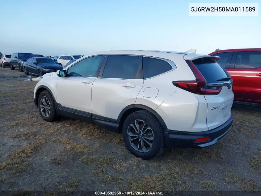 2021 Honda Cr-V Ex VIN: 5J6RW2H50MA011589 Lot: 40592958