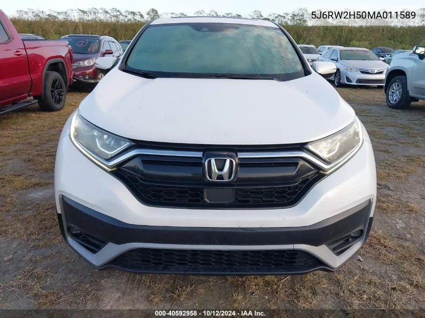 2021 Honda Cr-V Ex VIN: 5J6RW2H50MA011589 Lot: 40592958