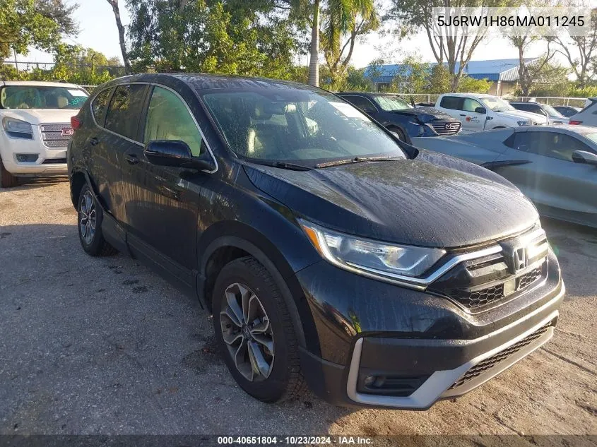 2021 Honda Cr-V 2Wd Ex-L VIN: 5J6RW1H86MA011245 Lot: 40651804