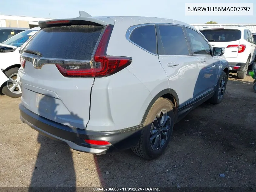 2021 Honda Cr-V 2Wd Ex VIN: 5J6RW1H56MA007797 Lot: 40736663