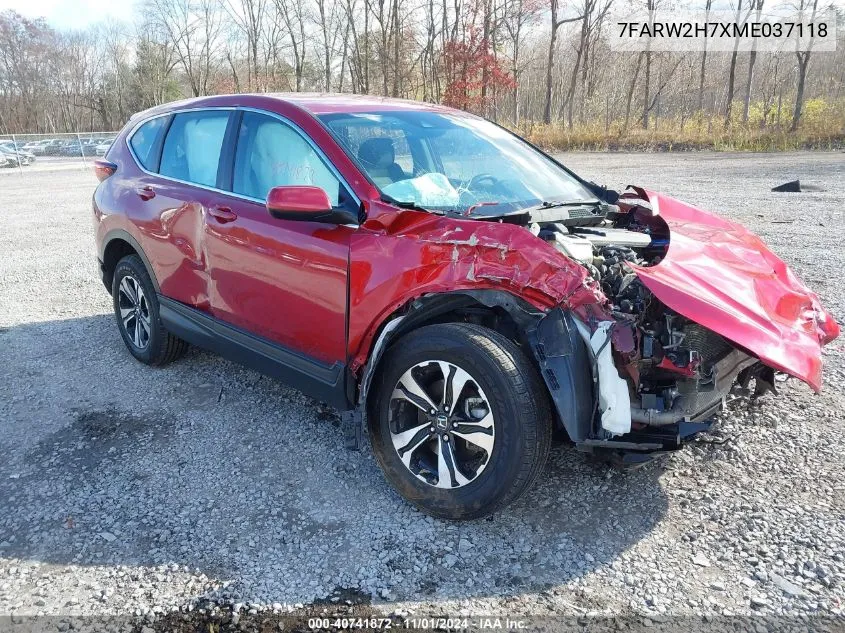 2021 Honda Cr-V Awd Special Edition VIN: 7FARW2H7XME037118 Lot: 40741872