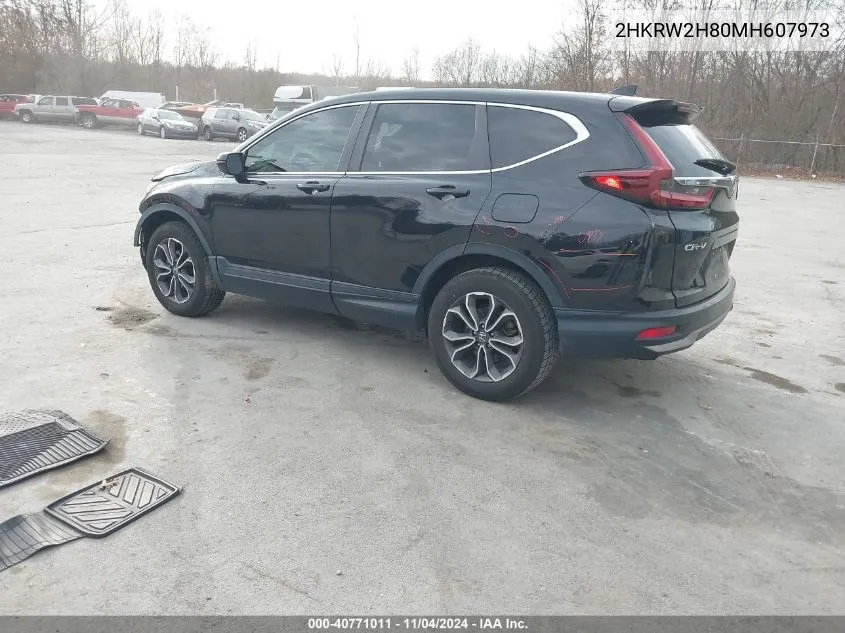 2021 Honda Cr-V Awd Ex-L VIN: 2HKRW2H80MH607973 Lot: 40771011