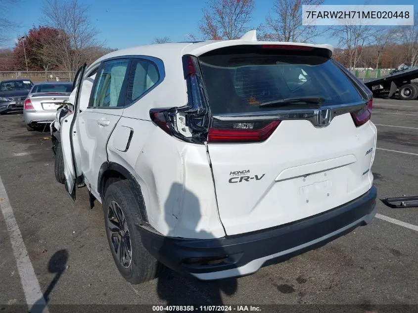 2021 Honda Cr-V Awd Special Edition VIN: 7FARW2H71ME020448 Lot: 40788358