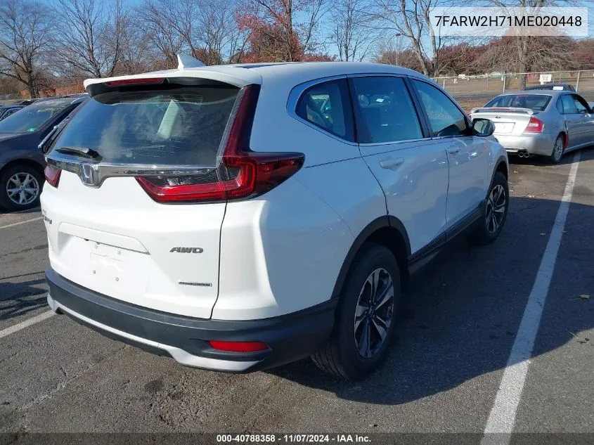 2021 Honda Cr-V Awd Special Edition VIN: 7FARW2H71ME020448 Lot: 40788358