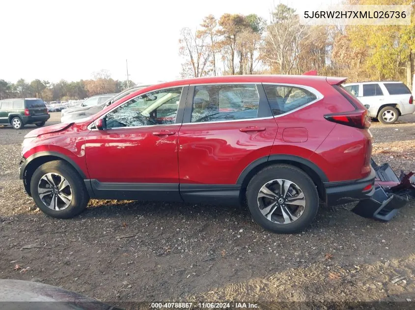 2021 Honda Cr-V Awd Special Edition VIN: 5J6RW2H7XML026736 Lot: 40788867