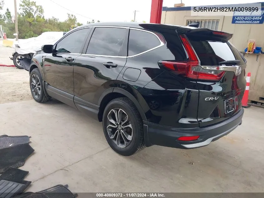 2021 Honda Cr-V Awd Ex-L VIN: 5J6RW2H82MA009899 Lot: 40809372