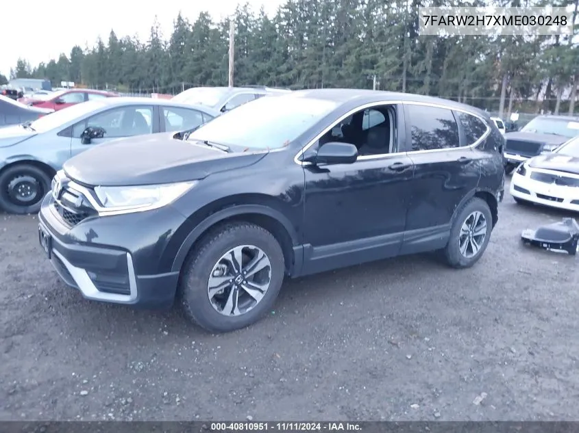 2021 Honda Cr-V Awd Special Edition VIN: 7FARW2H7XME030248 Lot: 40810951