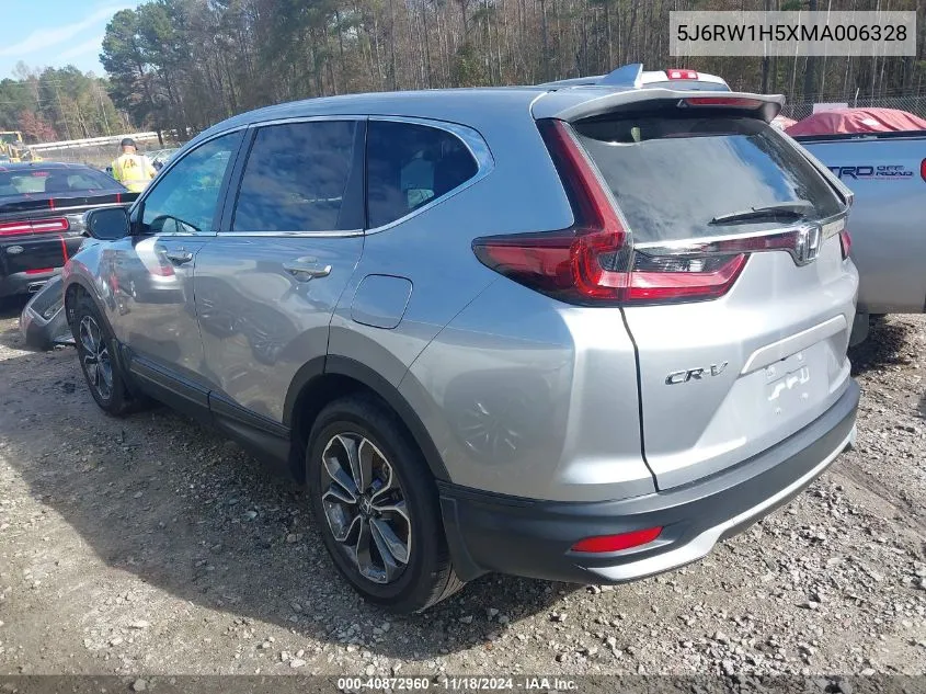 2021 Honda Cr-V 2Wd Ex VIN: 5J6RW1H5XMA006328 Lot: 40872960