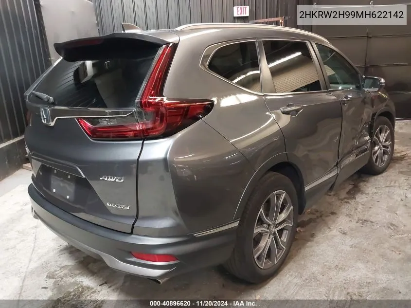 2021 Honda Cr-V Awd Touring VIN: 2HKRW2H99MH622142 Lot: 40896620