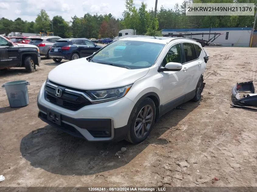 2HKRW2H49NH211376 2022 Honda Cr-V