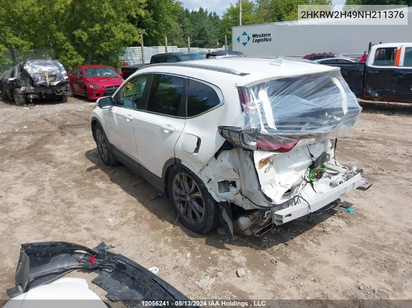 2HKRW2H49NH211376 2022 Honda Cr-V