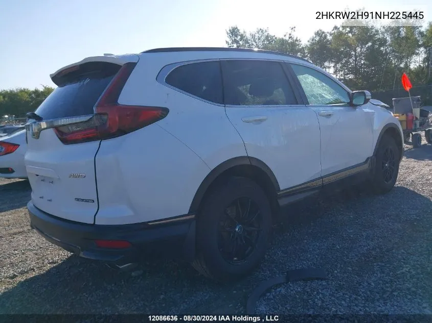 2022 Honda Cr-V VIN: 2HKRW2H91NH225445 Lot: 12086636