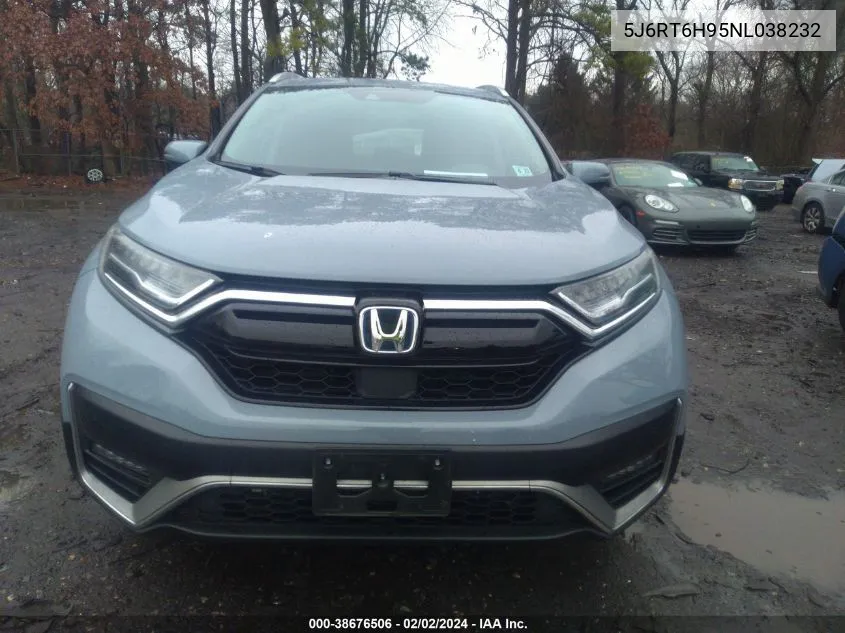 2022 Honda Cr-V Hybrid Touring VIN: 5J6RT6H95NL038232 Lot: 38676506