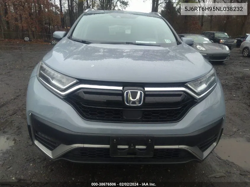 2022 Honda Cr-V Hybrid Touring VIN: 5J6RT6H95NL038232 Lot: 38676506