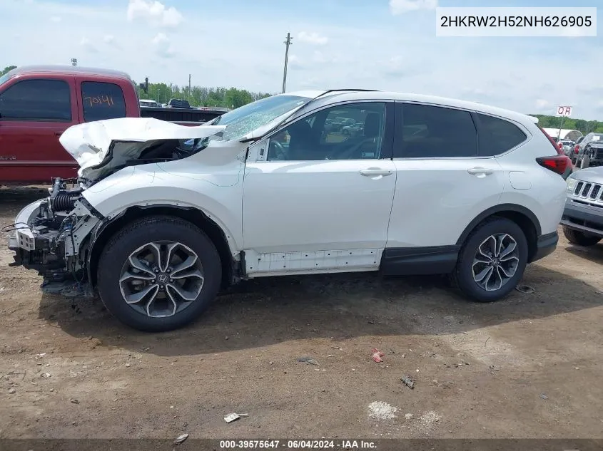 2HKRW2H52NH626905 2022 Honda Cr-V Awd Ex