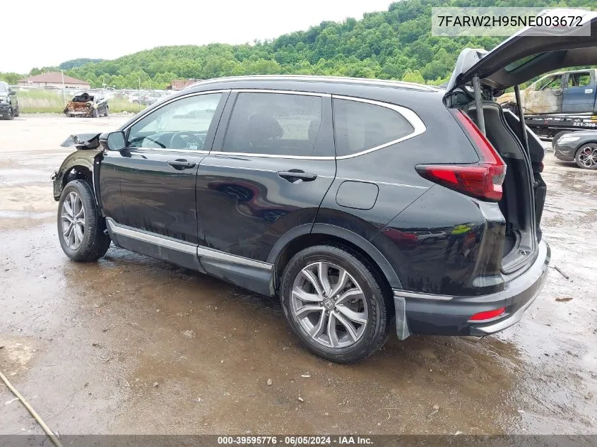 7FARW2H95NE003672 2022 Honda Cr-V Awd Touring