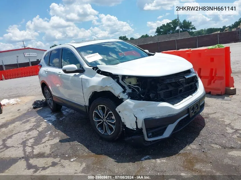 2HKRW2H83NH661141 2022 Honda Cr-V Awd Ex-L