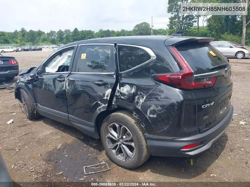 2HKRW2H85NH605508 2022 Honda Cr-V Awd Ex-L