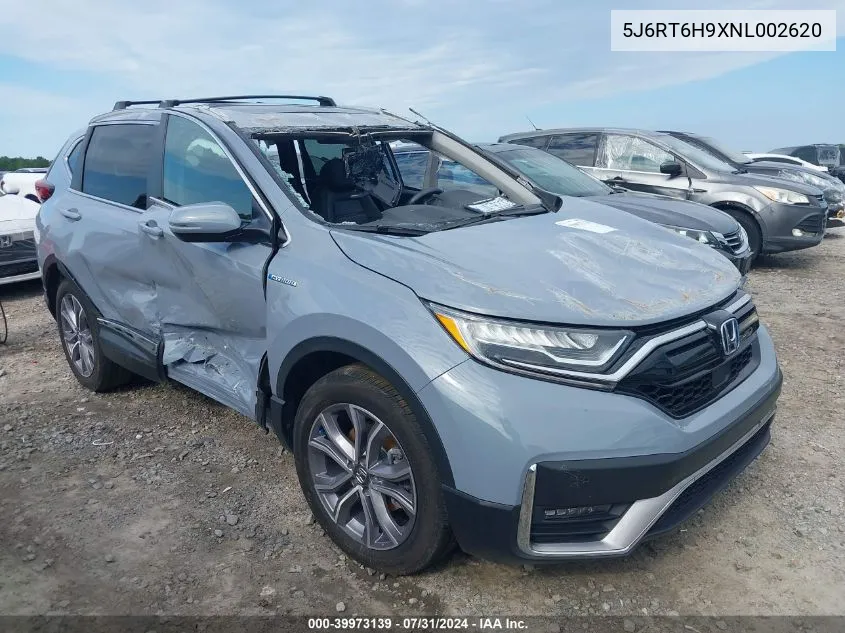 2022 Honda Cr-V Hybrid Touring VIN: 5J6RT6H9XNL002620 Lot: 39973139