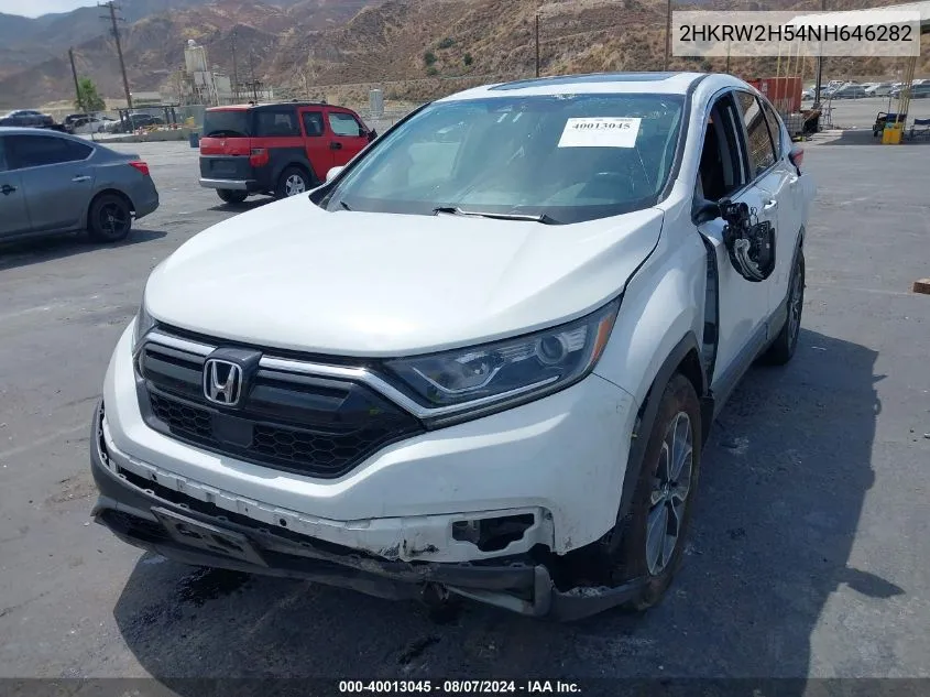 2HKRW2H54NH646282 2022 Honda Cr-V Awd Ex