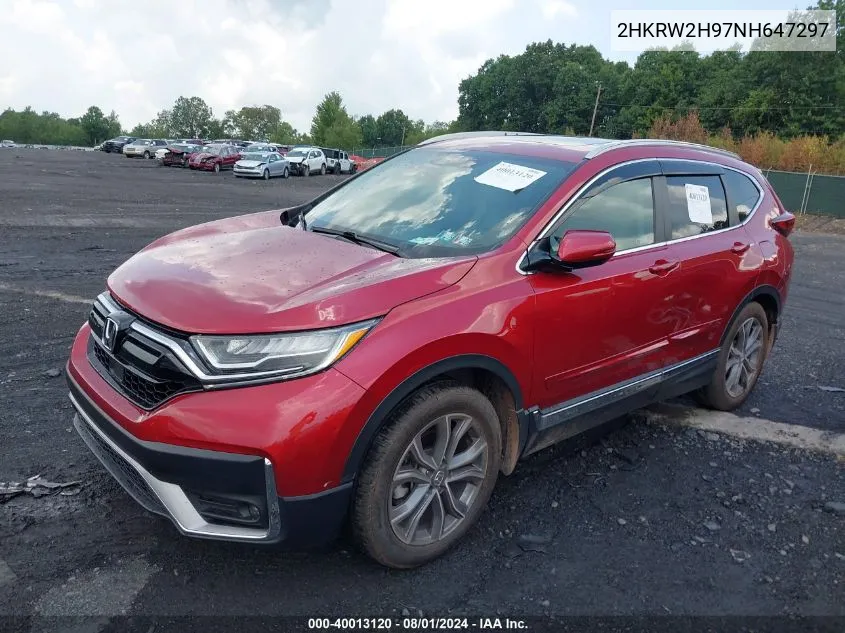 2HKRW2H97NH647297 2022 Honda Cr-V Awd Touring