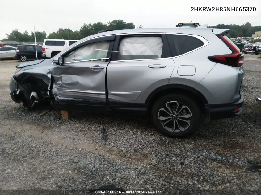 2HKRW2H85NH665370 2022 Honda Cr-V Awd Ex-L