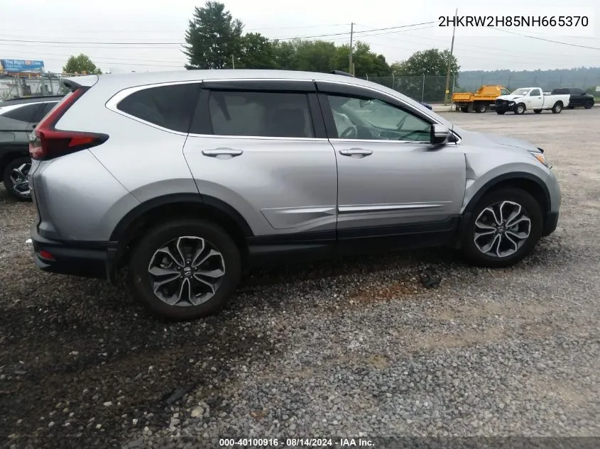 2HKRW2H85NH665370 2022 Honda Cr-V Awd Ex-L