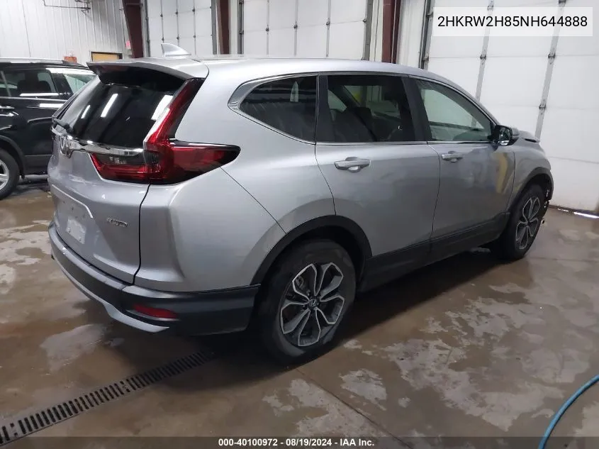 2HKRW2H85NH644888 2022 Honda Cr-V Awd Ex-L